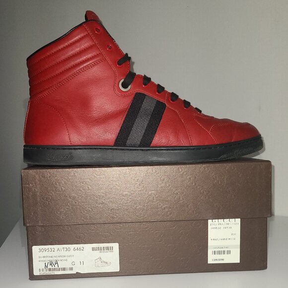 Authentic GUCCI Silverstone High-Top - Picture 2 of 5